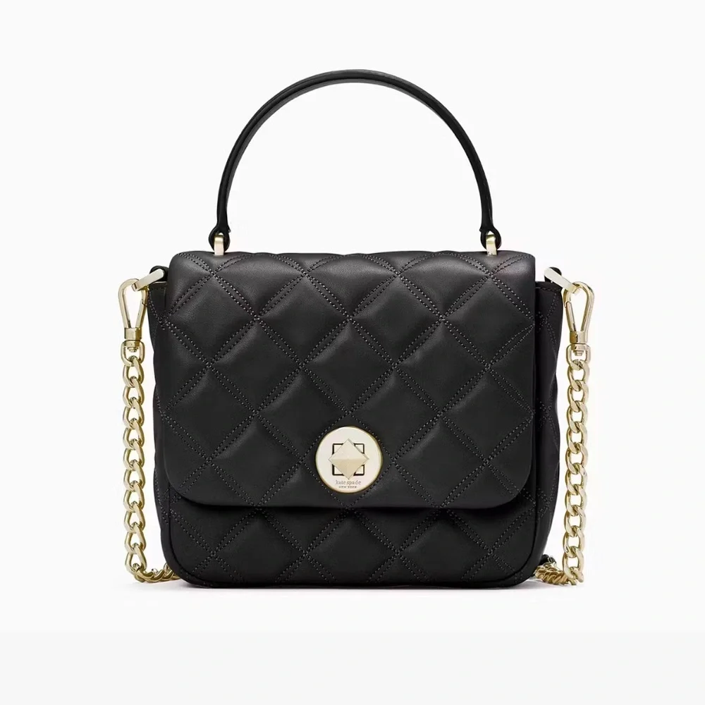 Kate Spade NWT Black Quilted crossbody  Bag